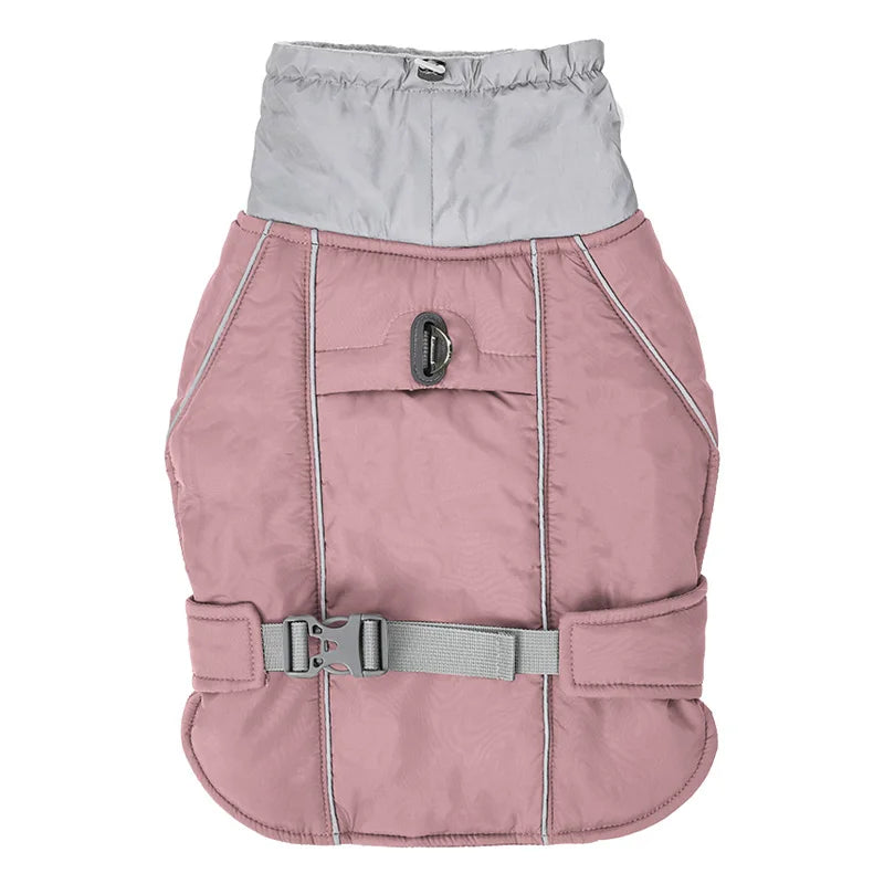 Chamarra de Invierno para Perros - Impermeable, Cálida y Reflectante