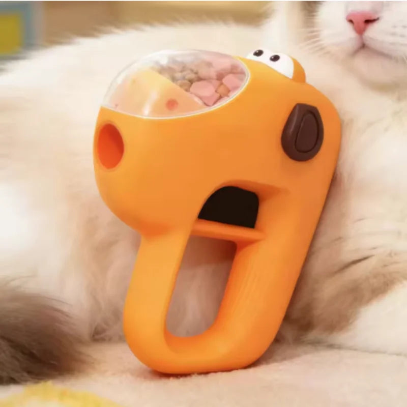 Automatic Pet Treat Launcher Dispenser for Dogs And Cats Snack Feeder Training Reward Toy Encourages Healthy Activity